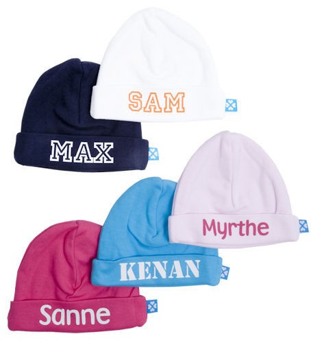 Babymuts met naam