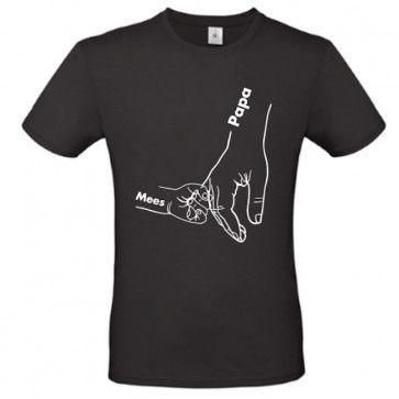 "Hand" shirt met namen