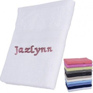 Handdoek (Clarysse) met naam geborduurd