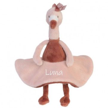 Happy Horse Flamingo Fiddle Knuffel met naam bedrukt