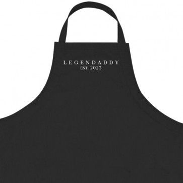 Legendaddy Kookschort/BBQ Schort voor volwassenen met jaartal