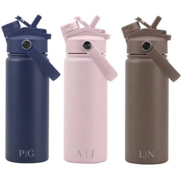 Lukkies RVS Fles met Initialen 532 ml