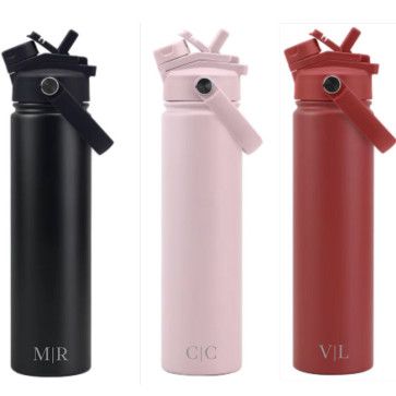 Lukkies RVS Fles met Initialen 740 ml