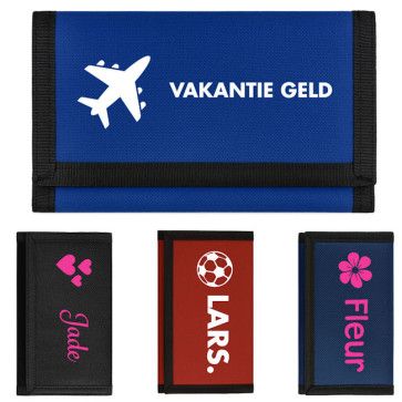 Portemonnee met naam bedrukt