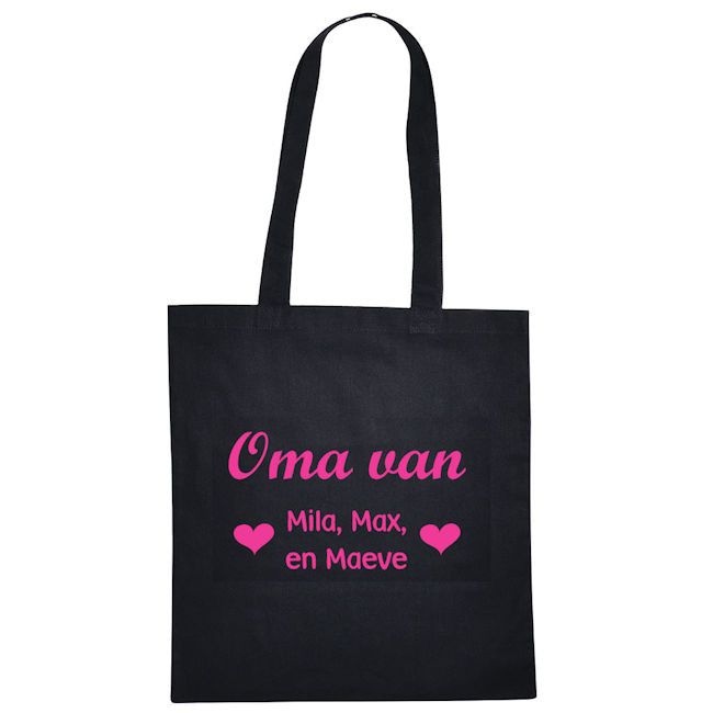 Boodschappentas best sale met naam
