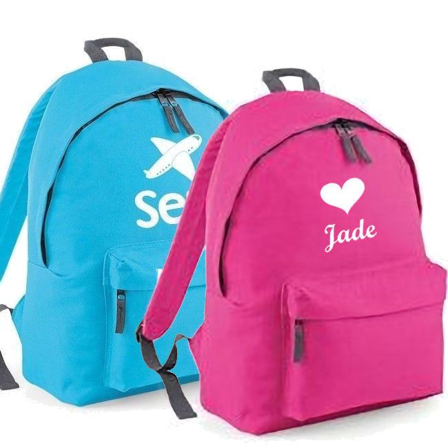 Kinder rugzak met naam gepersonaliseerd