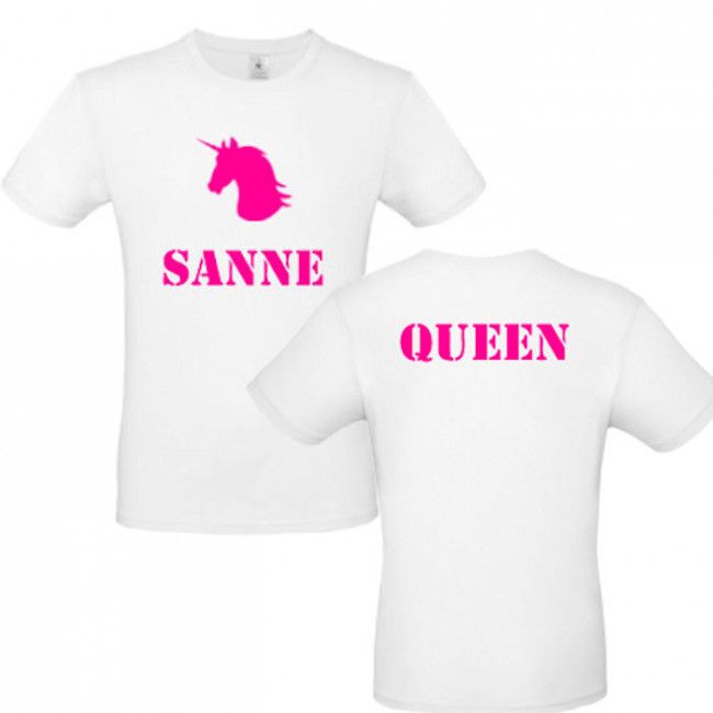 T shirt bedrukken met naam of eigen tekst