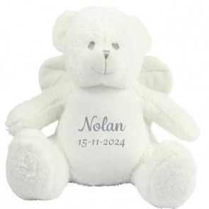 Engel knuffel Angel met naam geborduurd