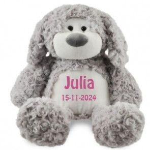 Funnies hond Zippies geborduurd met naam 