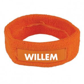 Hoofd Zweetband bedrukt met naam