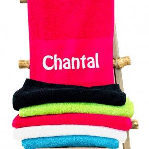 Sport handdoek geborduurd met naam