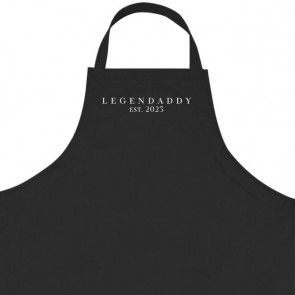 Legendaddy Kookschort/BBQ Schort voor volwassenen met jaartal