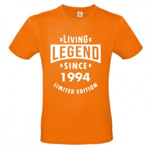 Living legend shirt met jaartal