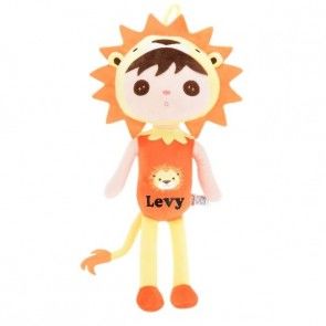 Zachte Lion/Leeuw Pop (metoo doll) met naam bedrukt