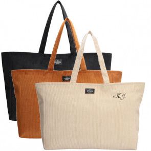 Luxe Shopper met geborduurde initialen