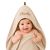 baby badcape met naam geborduurd koterkado