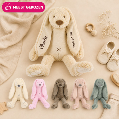 happy horse knuffel geborduurd met naam koterkado