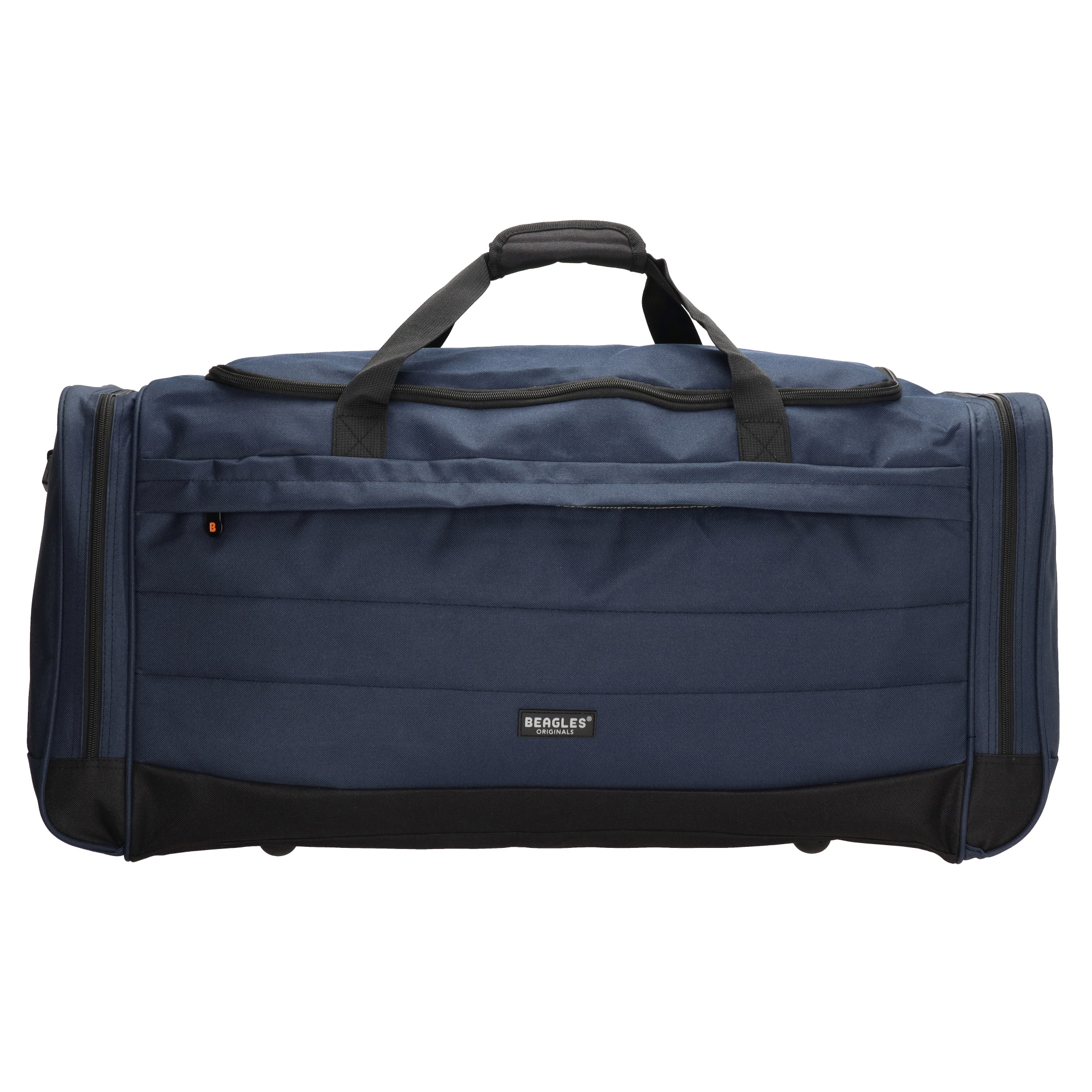 Teddy Rugzak Beer taupe met bruin leer met naam geborduurd