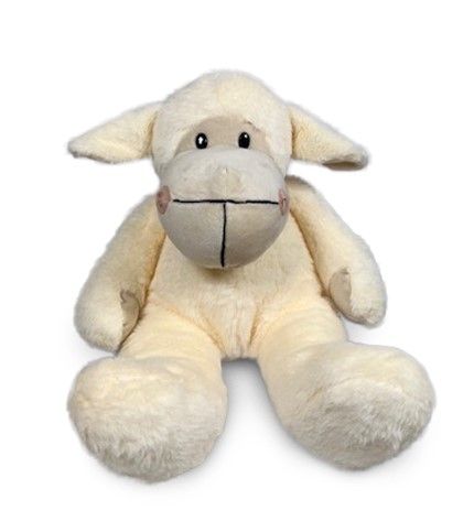 Funnies knuffel schaap met geborduurde naam