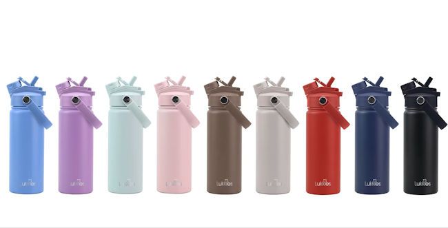 Lukkies RVS fles met naam