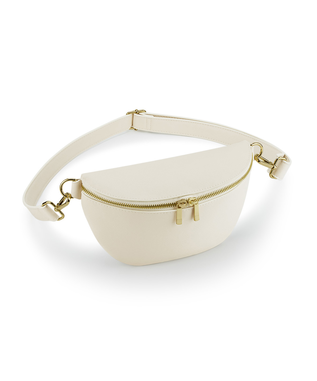 Teddy Rugzak Beer taupe met bruin leer met naam geborduurd