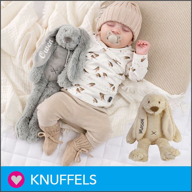 Knuffels en labeldoekjes