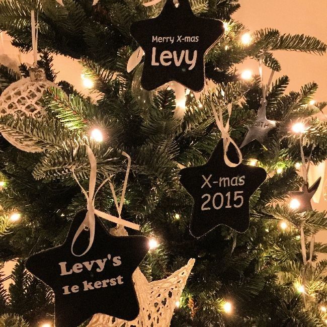 kerstboom hanger met naam