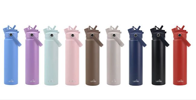 Lukkies RVS fles met naam