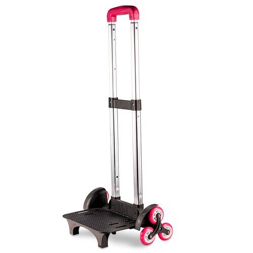 roze rugzak trolley koterkado