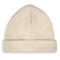 Teddy Rugzak Beer taupe met bruin leer met naam geborduurd