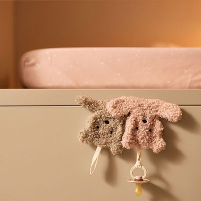 jollein speendoekje teddy bear met naam geborduurd