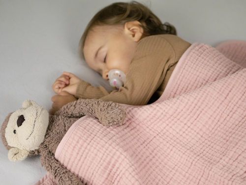 Mousseline babydeken met naam Koter Kado