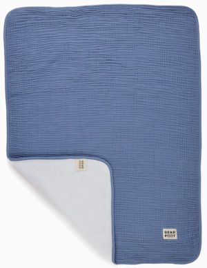 Mousseline babydeken met naam Koter Kado
