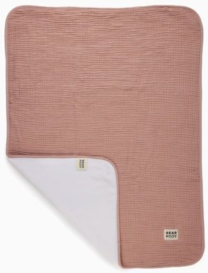 Mousseline babydeken met naam Koter Kado